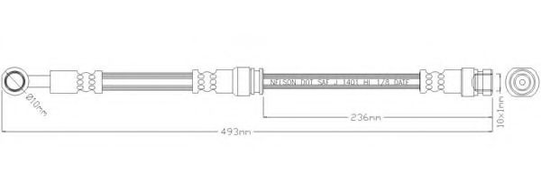 Тормозной шланг REMKAFLEX 5146