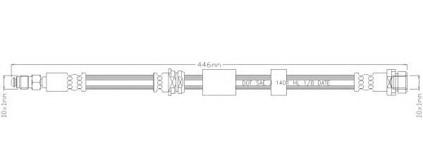 Тормозной шланг REMKAFLEX 5181