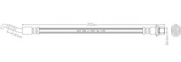 Тормозной шланг REMKAFLEX 5228