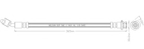 Тормозной шланг REMKAFLEX 5815