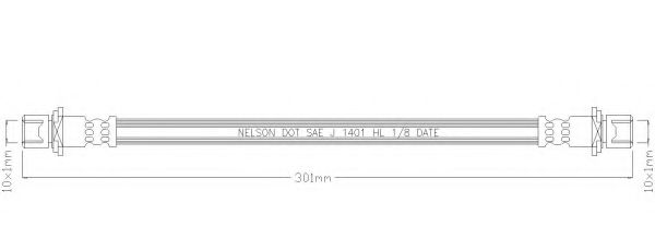 Тормозной шланг REMKAFLEX 5861