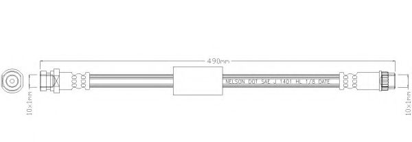 Тормозной шланг REMKAFLEX 6033