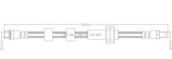 Тормозной шланг REMKAFLEX 6062