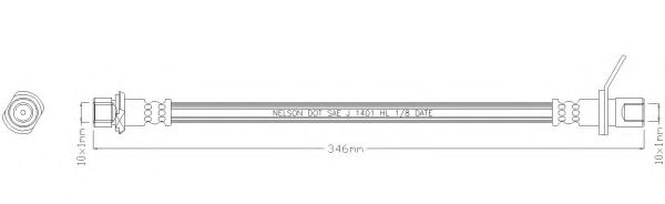 Тормозной шланг REMKAFLEX 6292