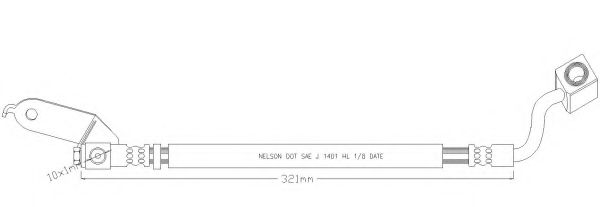 Тормозной шланг REMKAFLEX 6791