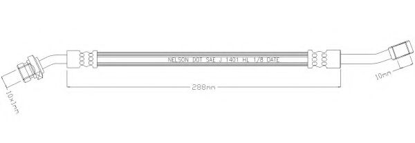 Тормозной шланг REMKAFLEX 6815