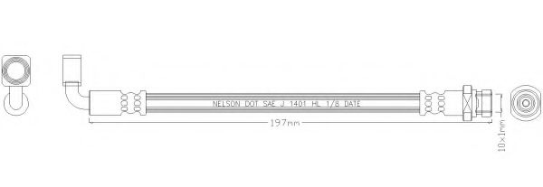 Тормозной шланг REMKAFLEX 6819