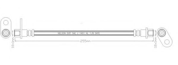 Тормозной шланг REMKAFLEX 6996