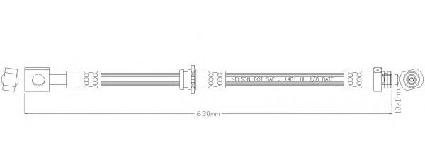 Тормозной шланг REMKAFLEX 7034