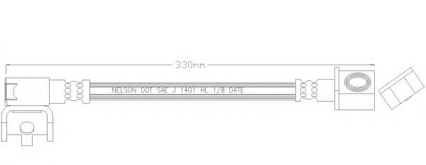 Тормозной шланг REMKAFLEX 7038