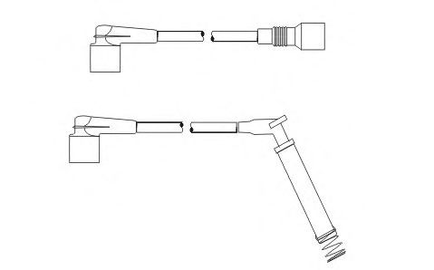 Комплект проводов зажигания SCT Germany PS 6726