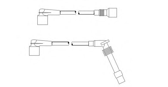Комплект проводов зажигания SCT Germany PS 6727