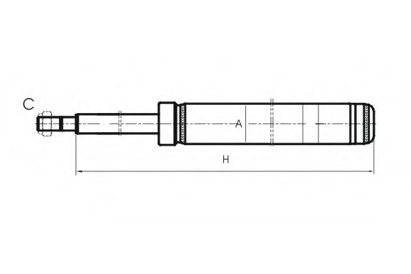 Амортизатор MONROE S3002
