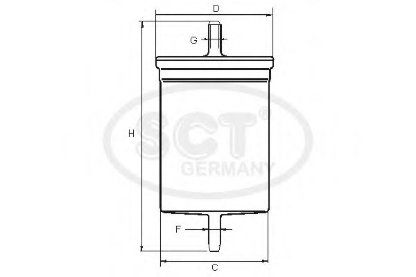 Топливный фильтр SCT Germany ST 6128