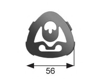 Резиновые полоски, система выпуска DINEX 50984