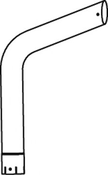 Труба выхлопного газа DINEX 66705