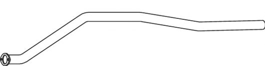 Труба выхлопного газа GILLET 350023