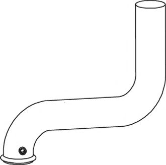 Труба выхлопного газа DINEX 68518