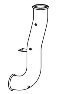 Труба выхлопного газа DINEX 21507