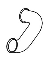 Труба выхлопного газа DINEX 22183