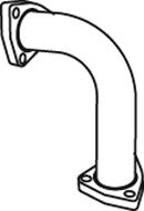 Труба выхлопного газа BORGES 3507