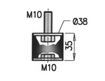 Резиновые полоски, система выпуска DINEX 50950