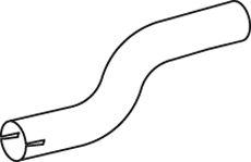 Труба выхлопного газа BORGES 4394