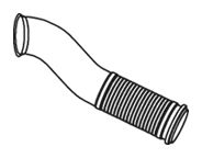 Труба выхлопного газа DINEX 66132