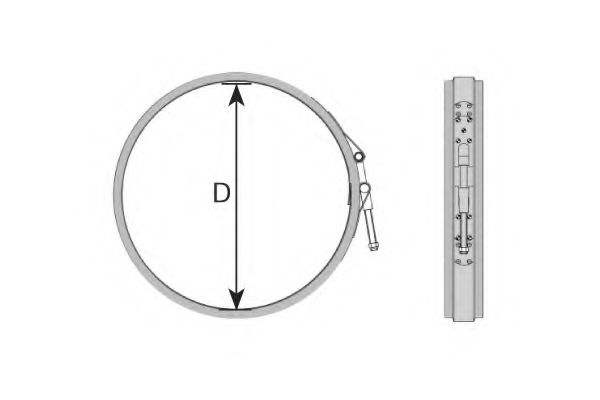 Клемма, система выпуска DINEX 42818