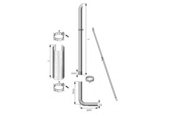 Система выпуска ОГ DINEX 95602