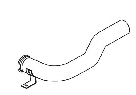 Труба выхлопного газа DINEX 21286