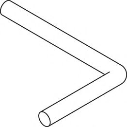 Труба выхлопного газа DINEX 22608