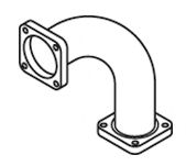 Труба выхлопного газа DINEX 44129