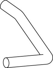 Труба выхлопного газа DINEX 30606