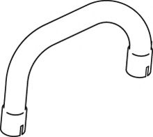 Труба выхлопного газа DINEX 80525