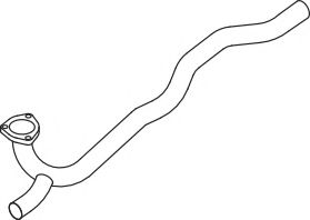 Труба выхлопного газа DINEX 52202