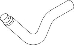 Труба выхлопного газа DINEX 52259