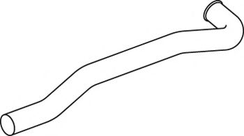 Труба выхлопного газа DINEX 19158