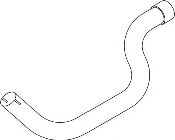 Труба выхлопного газа DINEX 53215