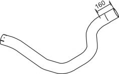 Труба выхлопного газа DINEX 53296