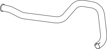 Труба выхлопного газа DINEX 53658