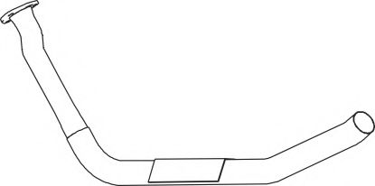 Труба выхлопного газа DINEX 54175