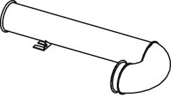 Труба выхлопного газа DINEX 19620