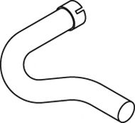 Труба выхлопного газа DINEX 21148