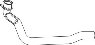 Труба выхлопного газа DINEX 64177