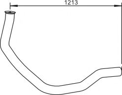 Труба выхлопного газа DINEX 64263