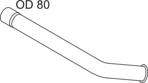 Труба выхлопного газа ZARA 9578