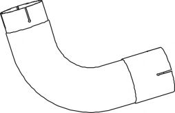 Труба выхлопного газа DINEX 64709