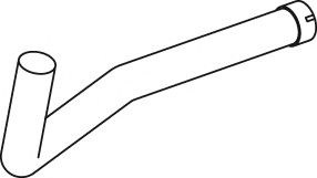 Труба выхлопного газа DINEX 24125