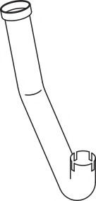 Труба выхлопного газа DINEX 68252